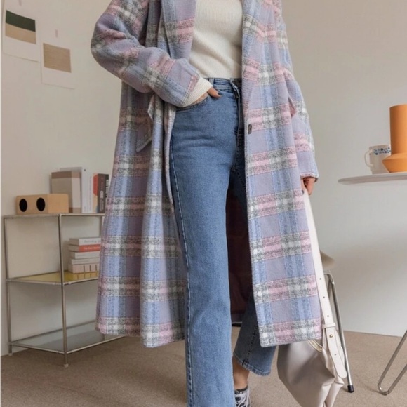 🔥Plaid Jacket Brand New overcoat🔥 - Picture 5 of 6